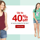 Up to 40% off clothing | Target